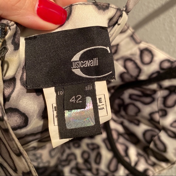 Just Cavalli Leopard Cocktail Dress - Picture 7 of 8